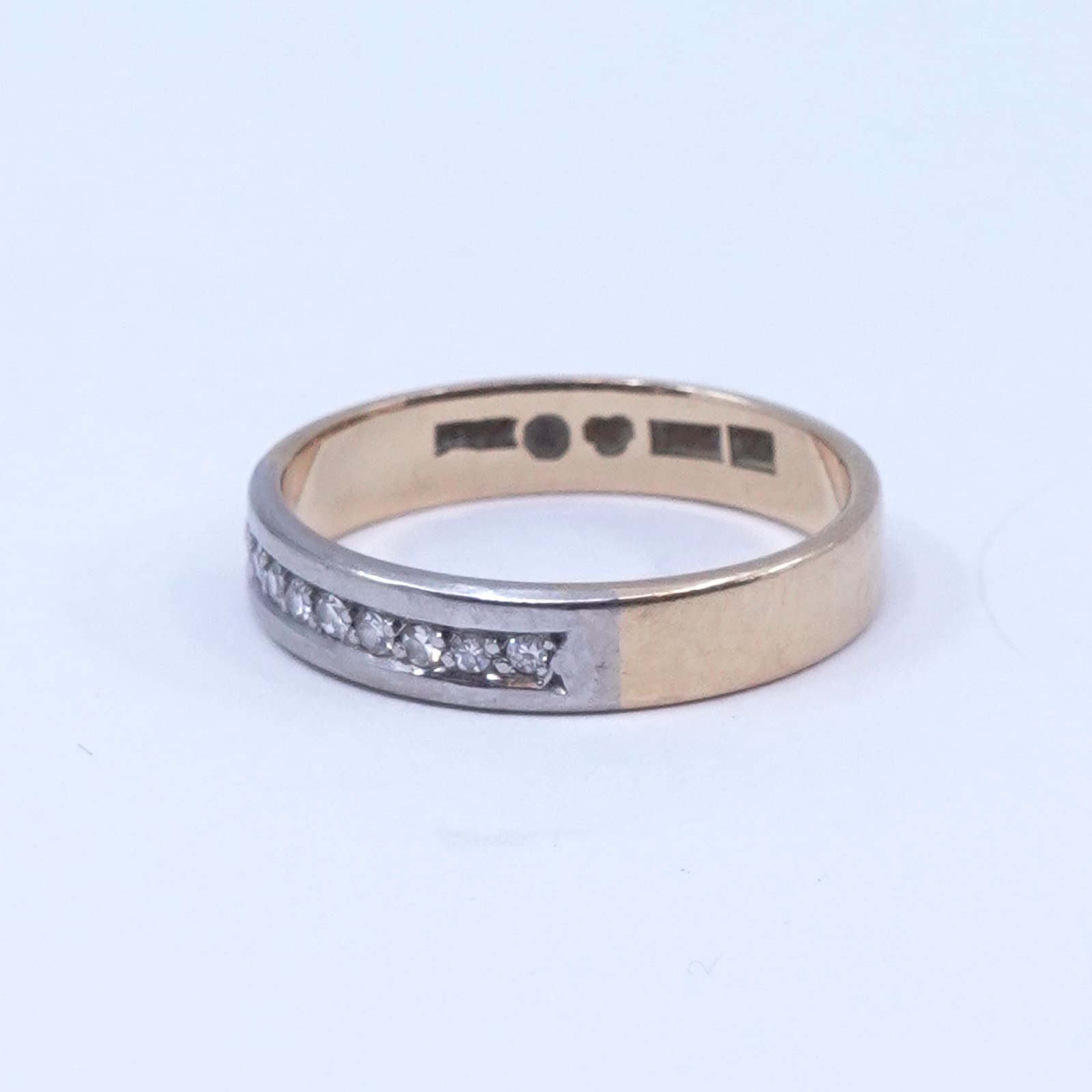 Ring Guld Tvåfärgad 18K