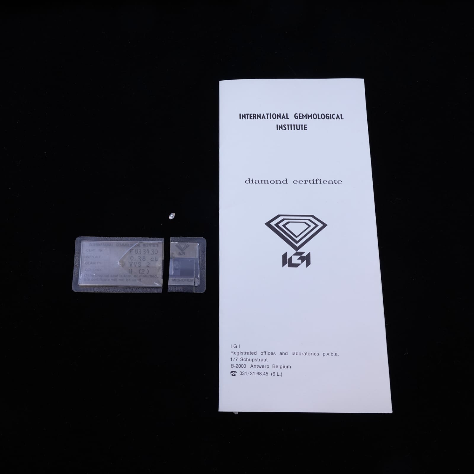 Diamant ca 0,38ct