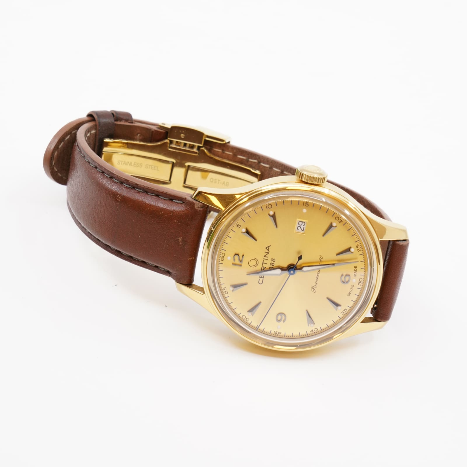 Armbandsur Certina DS Date Powermatic 80 mekanisk safirglas Ø40mm