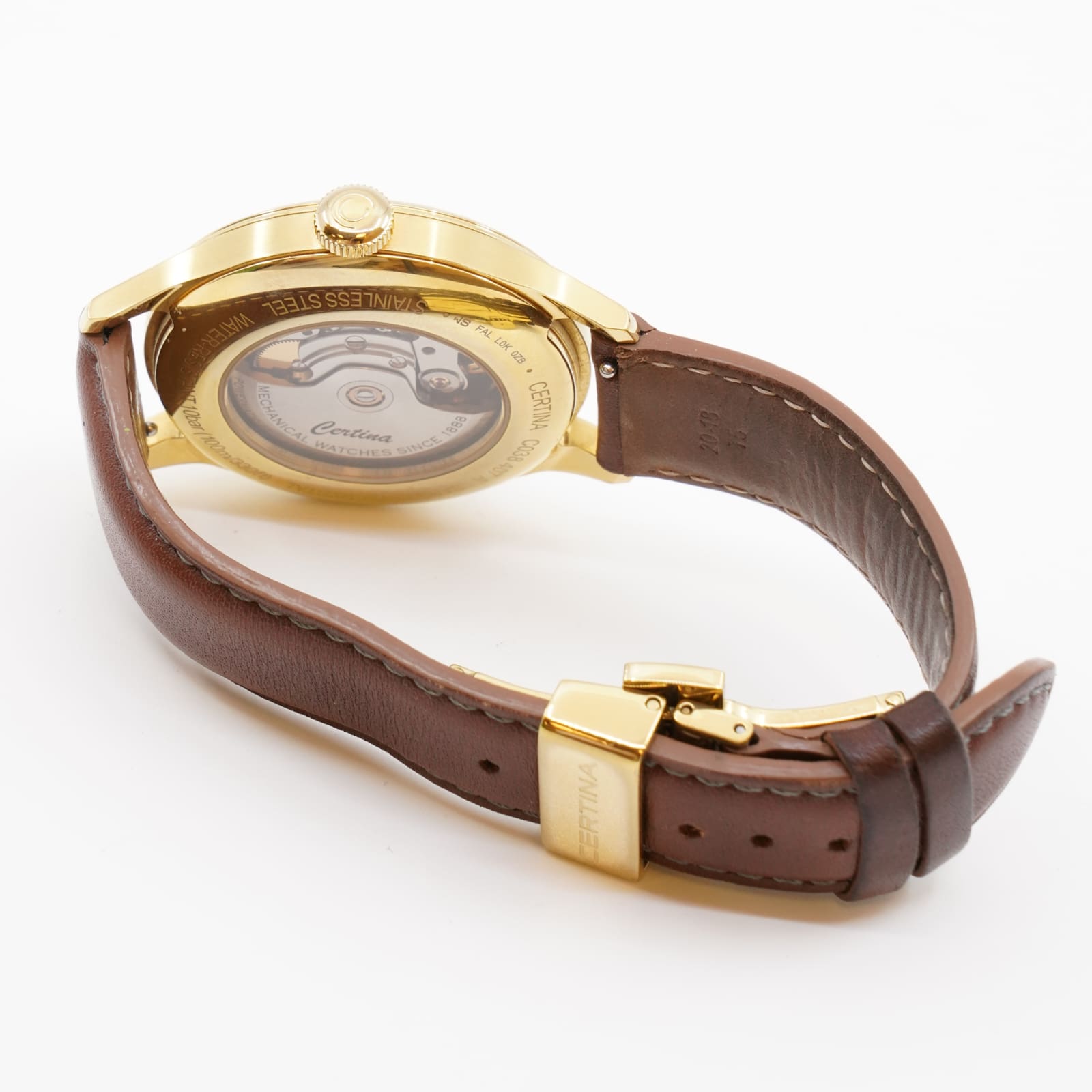 Armbandsur Certina DS Date Powermatic 80 mekanisk safirglas Ø40mm