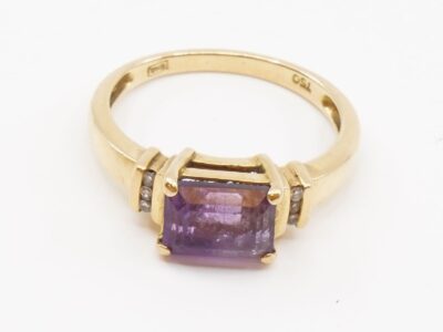 Ring med Diamanter Guld 18K