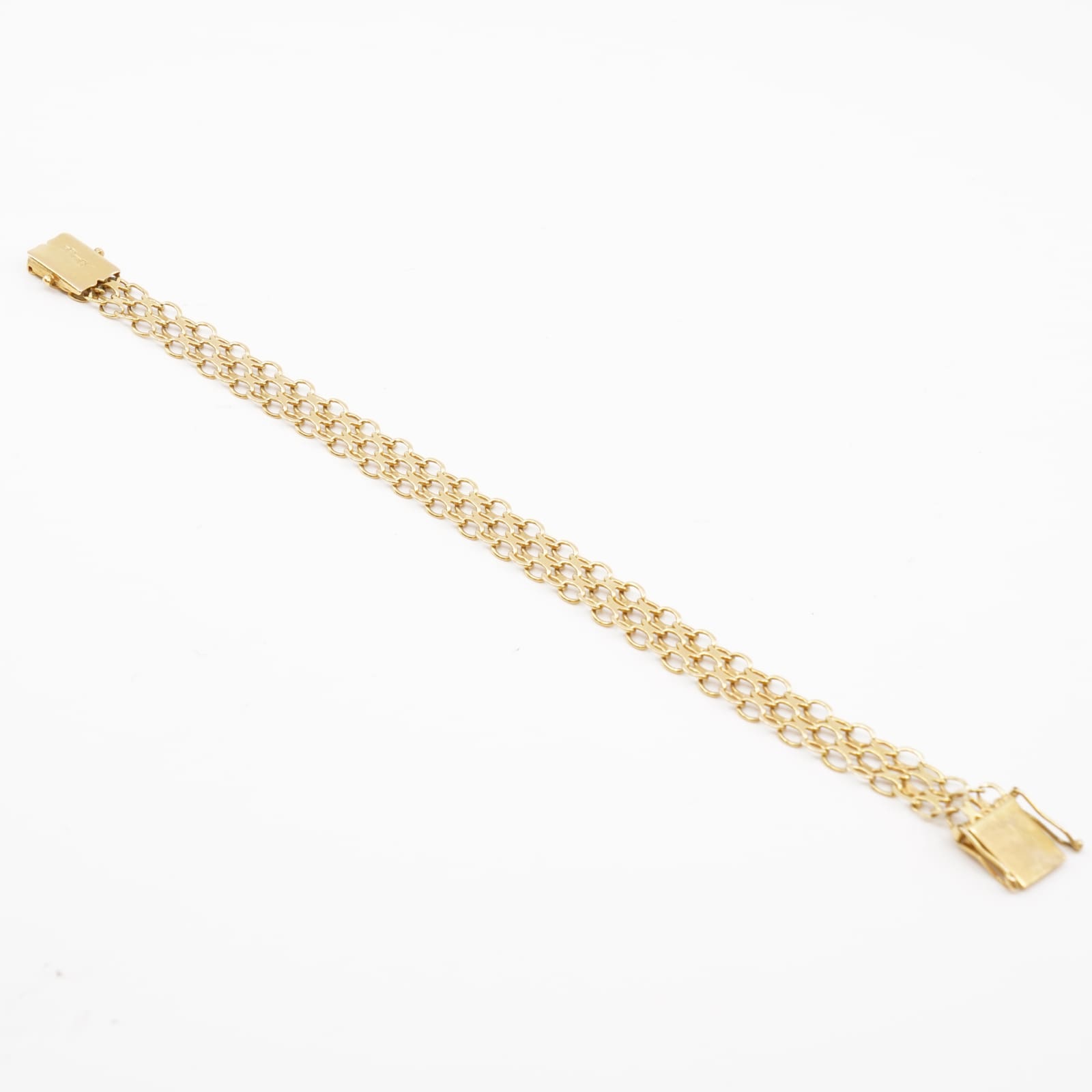 Armband X-länk 18K Längd 19cm