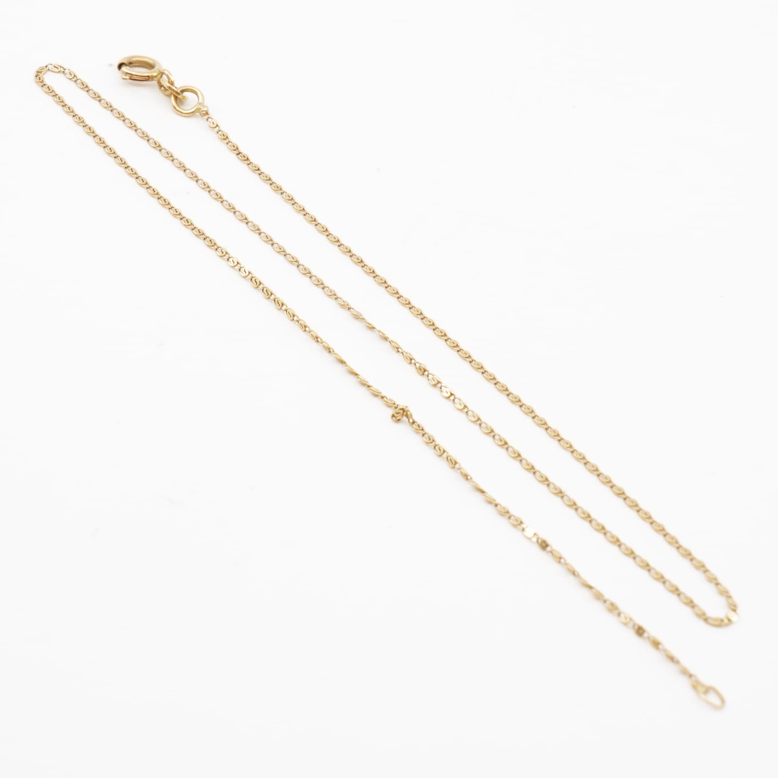 Halskedja Guld 18K Längd 40cm