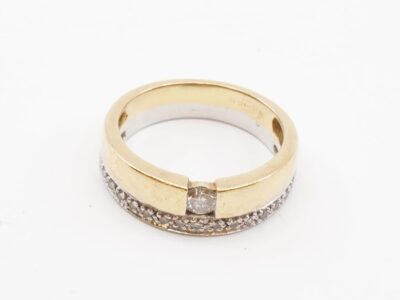Ring med Diamanter Guld 18K