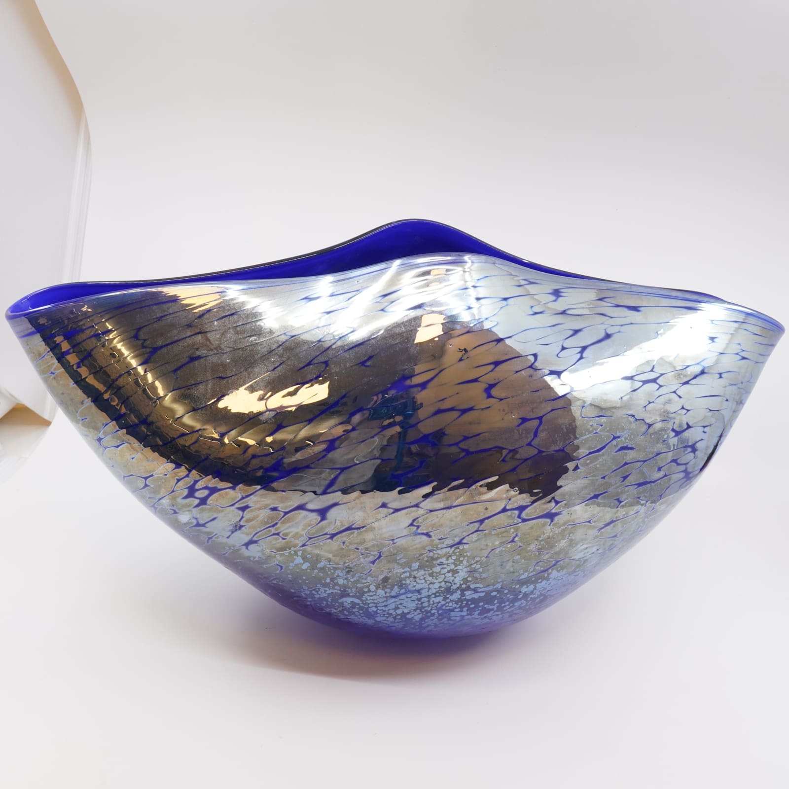 Konstglas Cattis Åselius Lidbeck "Silversnäcka"