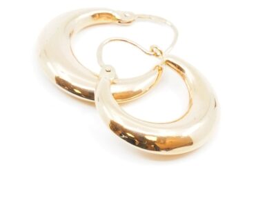 Örhängen Creoler 18K Höjd 20mm