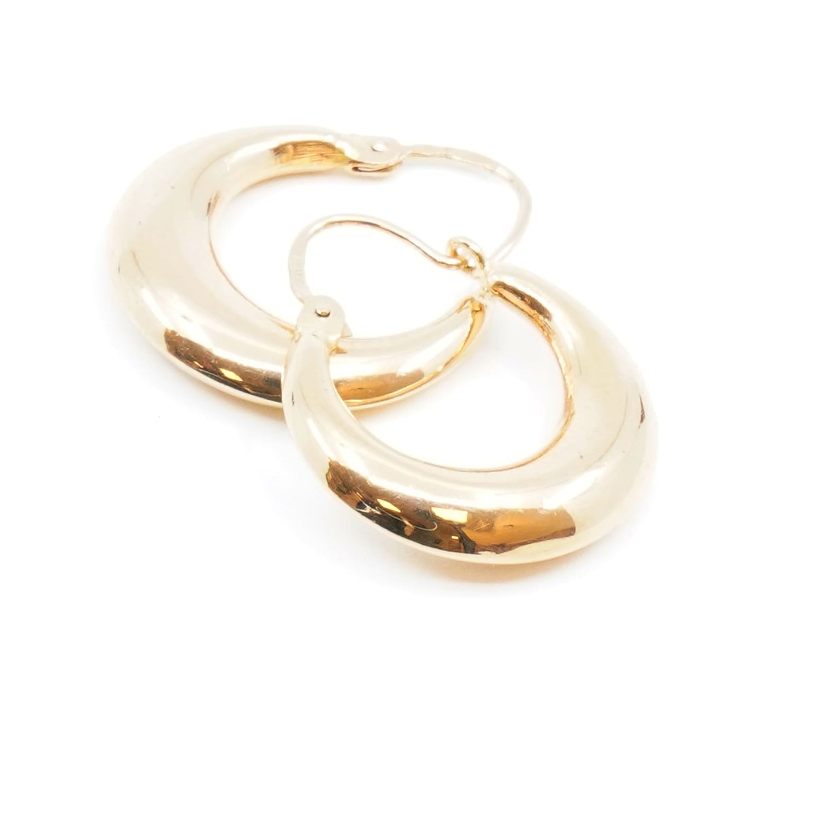 Örhängen Creoler 18K Höjd 20mm