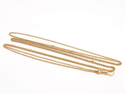 Klockkedja Guld 18K 23,3g Längd 156cm Bredd 1mm
