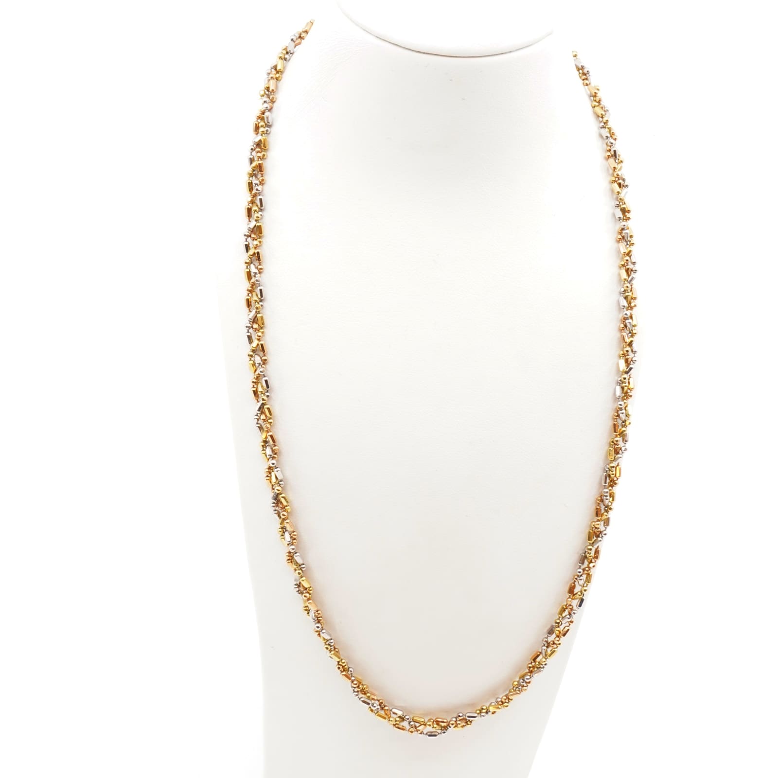 Halscollier flerfärgad Guld 18K 13,4g 43cm