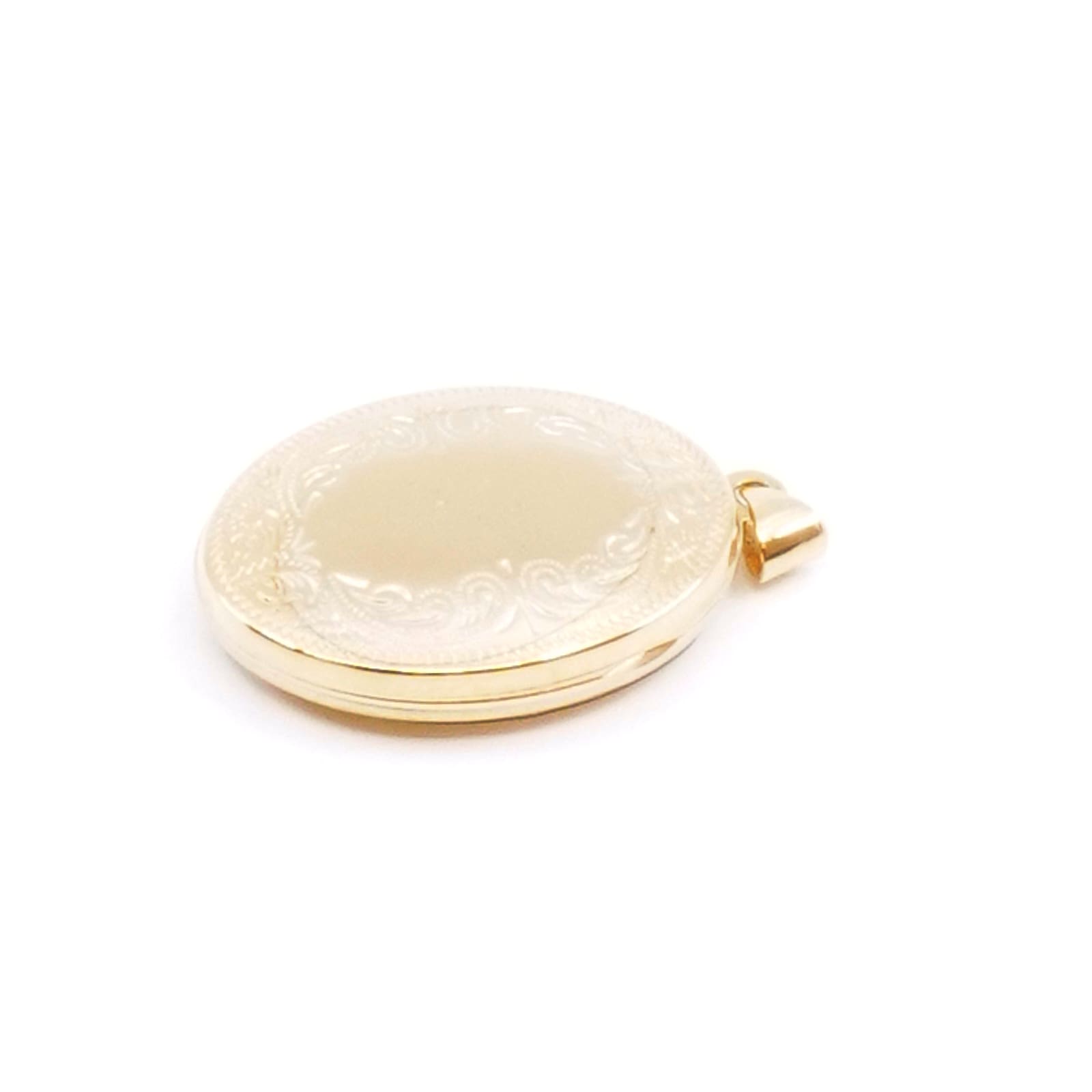 Hänge/berlock Medaljong Guld 18K 2,8g Bredd 20mm Höjd 33mm