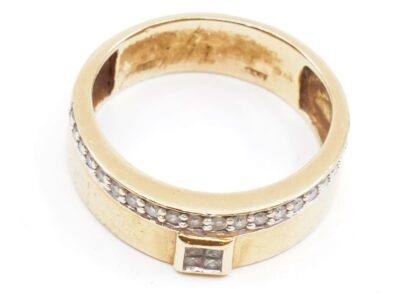 Ring med Diamanter Guld 18K