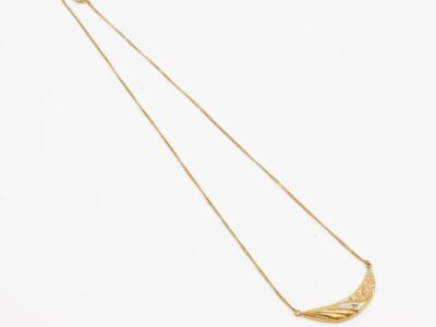 Collier med Integrerat Hänge Guld 18K