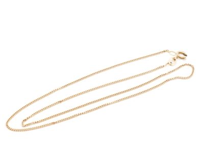 Halskedja Pansar Guld 18K Längd 36,5cm