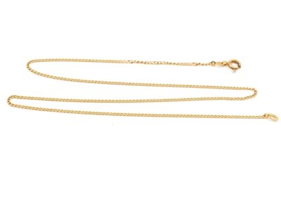 Halskedja Pansar Guld 18K