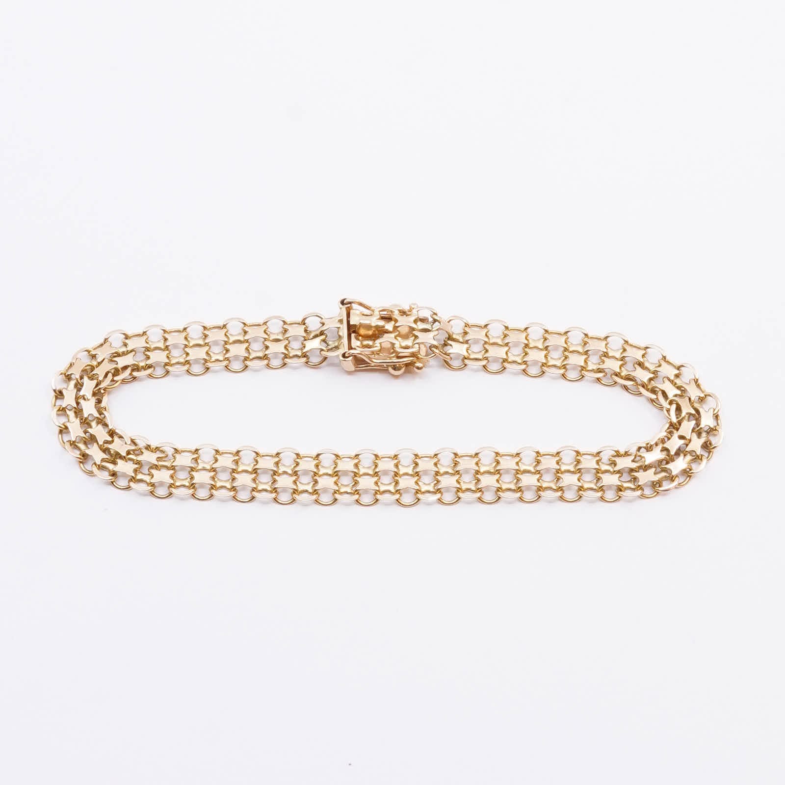 Armband X-länk Guld