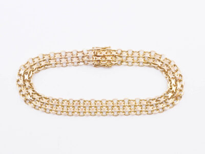 Armband X-länk Guld