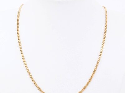 Halskedja Pansar Guld