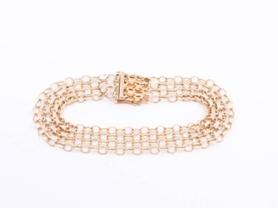 Armband X-länk Guld