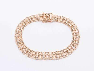 Armband X-Länk Guld