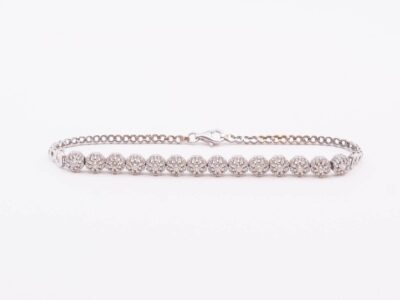 Armband Vitguld 14K