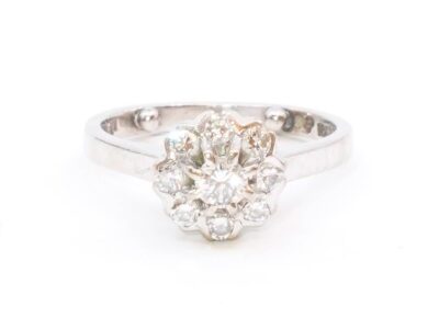 Ring Vitguld 18K