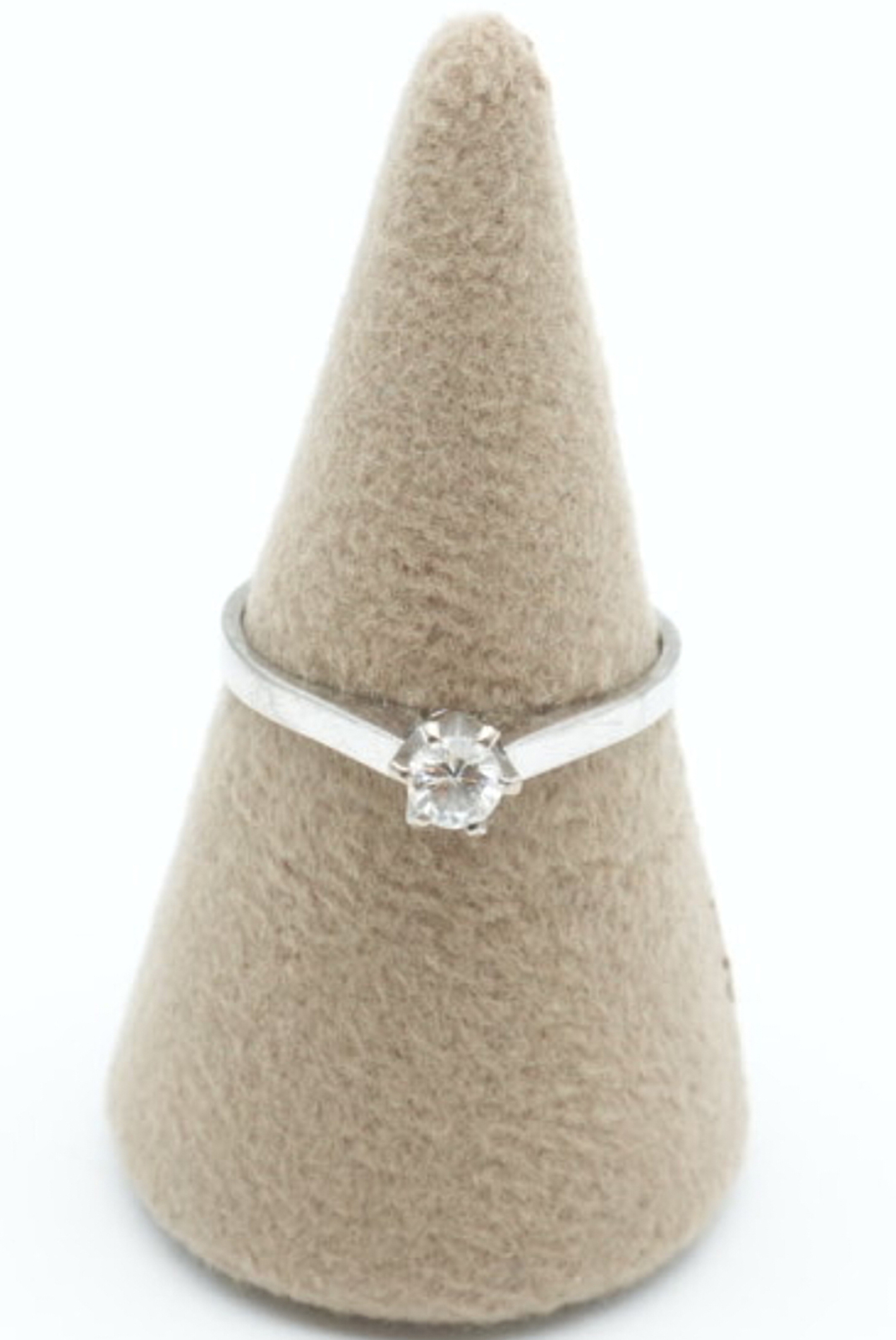 Solitärring 18K vitguld