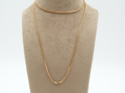 Halskedja Pansar Guld 18K