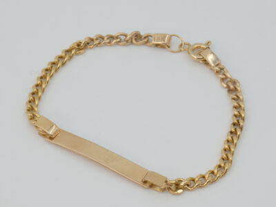 Armband Pansar Guld 18K 3,0g Längd 13,5cm med bricka