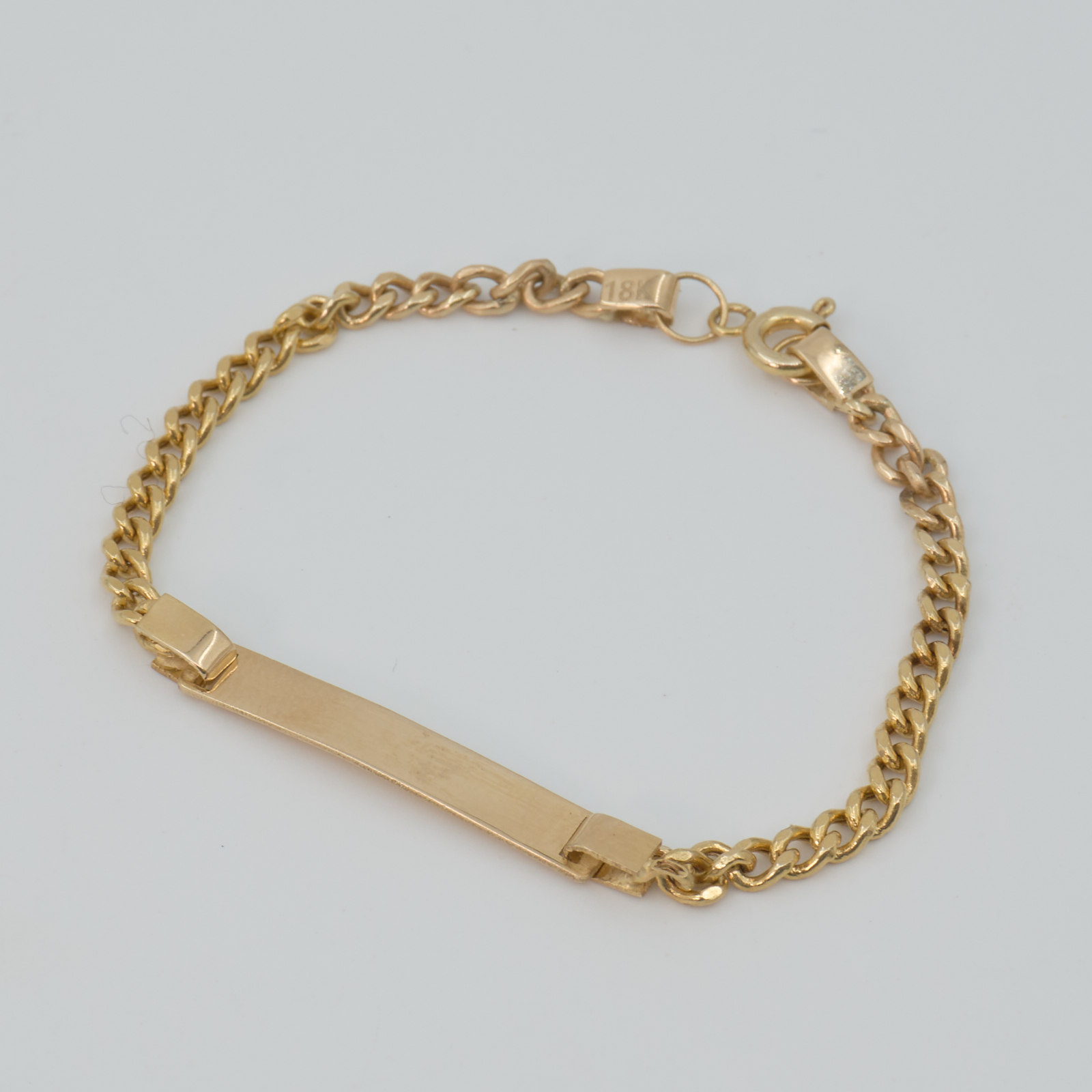 Armband Pansar Guld 18K 3,0g Längd 13,5cm med bricka