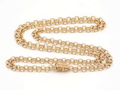 Halskedja doserad X-länk Guld 18K 16g, 46cm