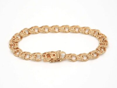 Armband Bismarck 18K 22,9g Längd 20,5cm Bredd 9mm med kistlås