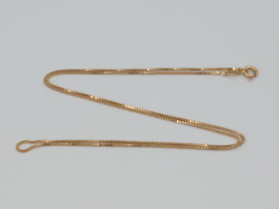 Halskedja Venezia Guld 18K 2,4g Längd 44,5cm Springlås