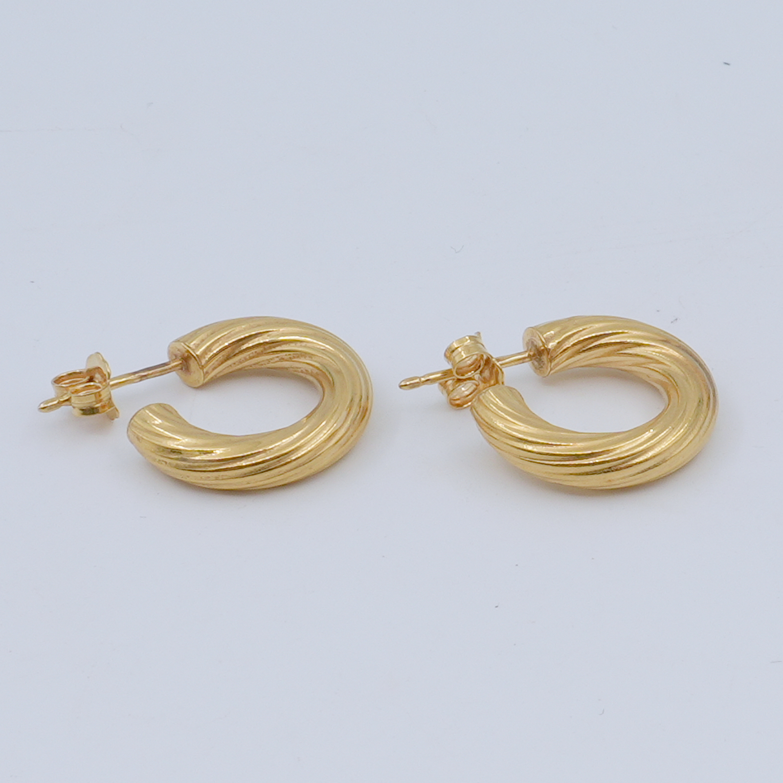 Örhängen Guld 18K 3,6g Höjd 18mm Creoler