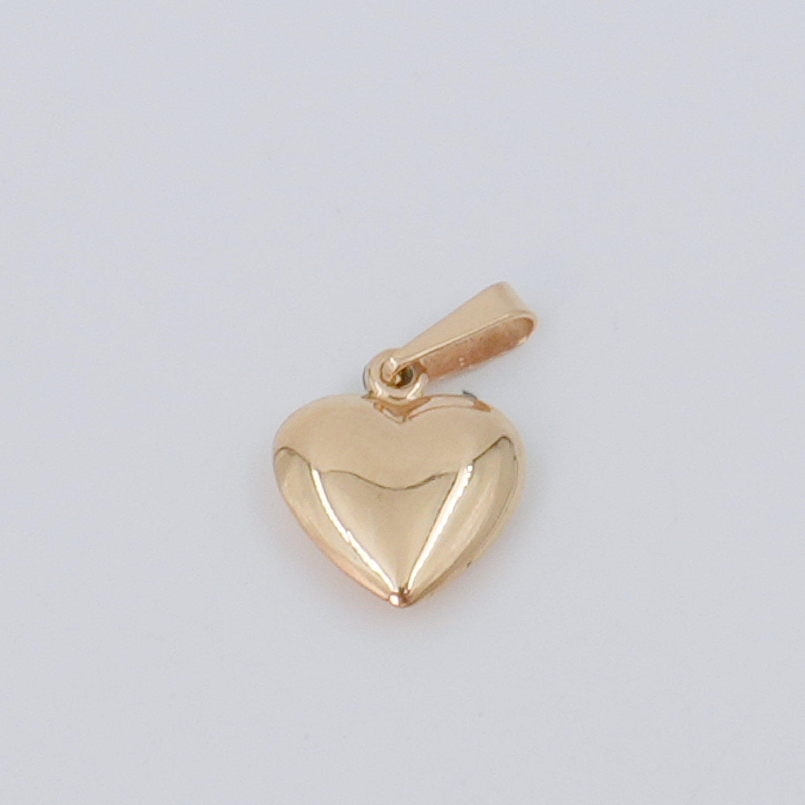 Hänge Guld 18K 0,5g Höjd 17mm Hjärta