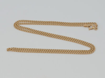 Halskedja Pansar Guld 18K 3,1g Längd 44cm Springlås