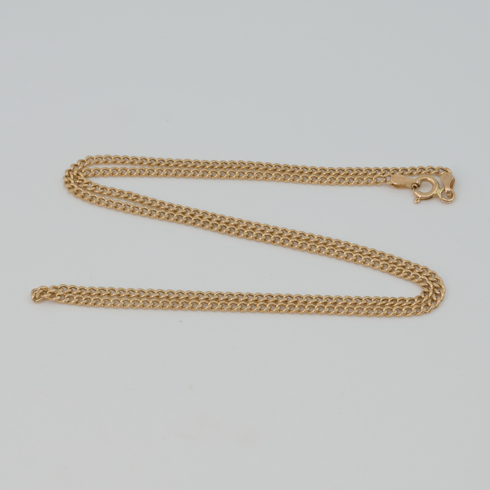 Halskedja Pansar Guld 18K 3,1g Längd 44cm Springlås