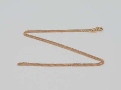 Halskedja Pansar Guld 18K 3,7g Längd 45cm Springlås