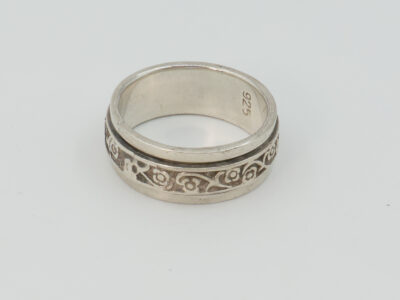Ring Silver S925 9,8g Ø21.25, rörlig mittdel