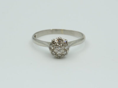 Ring Vitguld 18K med diamanter