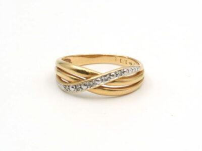 Ring Guld 18K med diamanter