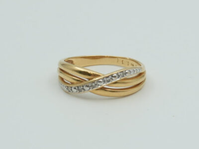 Ring Guld 18K med diamanter