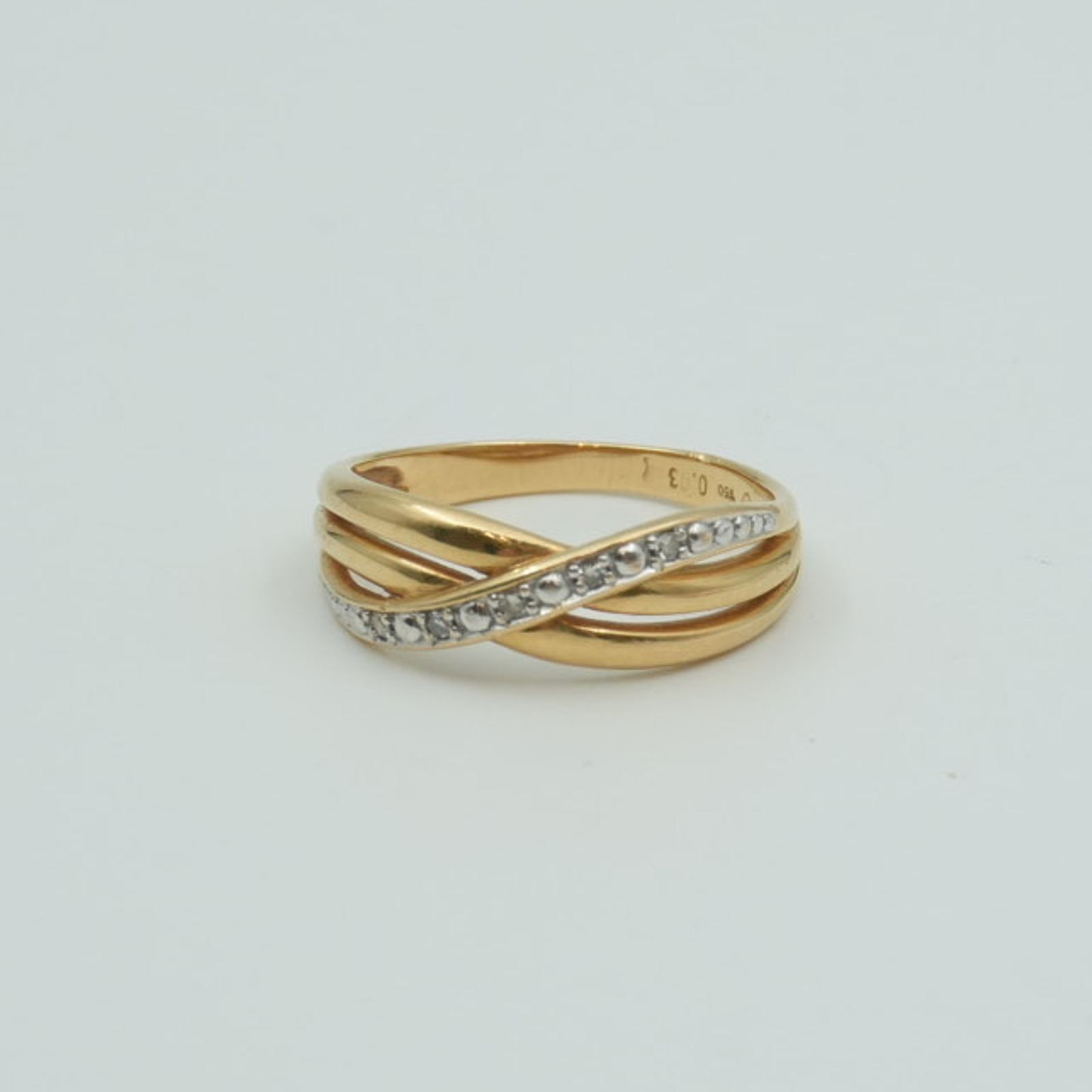 Ring Guld 18K med diamanter