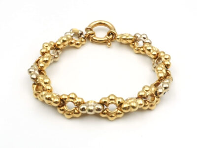 Armband tvåfärgat Guld 18K