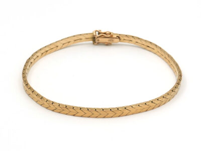 Armband halvstelt Guld 18K