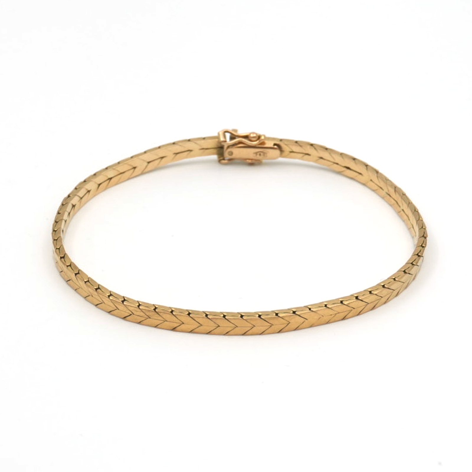 Armband halvstelt Guld 18K