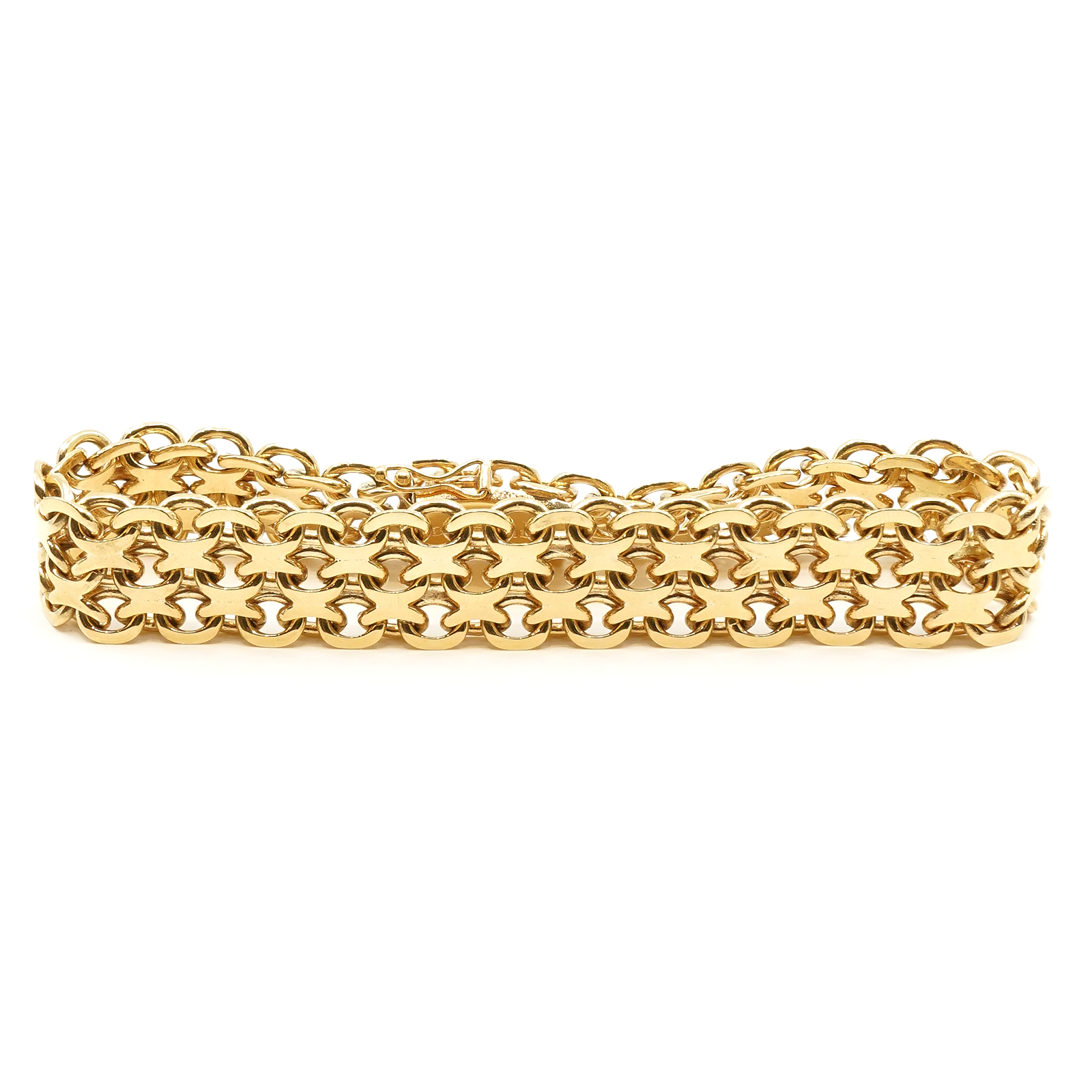 Armband X-länk Guld 18K