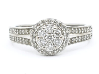 Ring Vitguld 18K