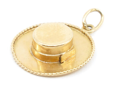 Hänge/berlock Hatt Guld 18K