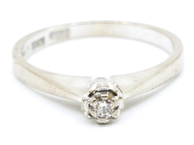Ring Vitguld 18K
