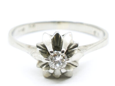 Ring Vitguld 18K